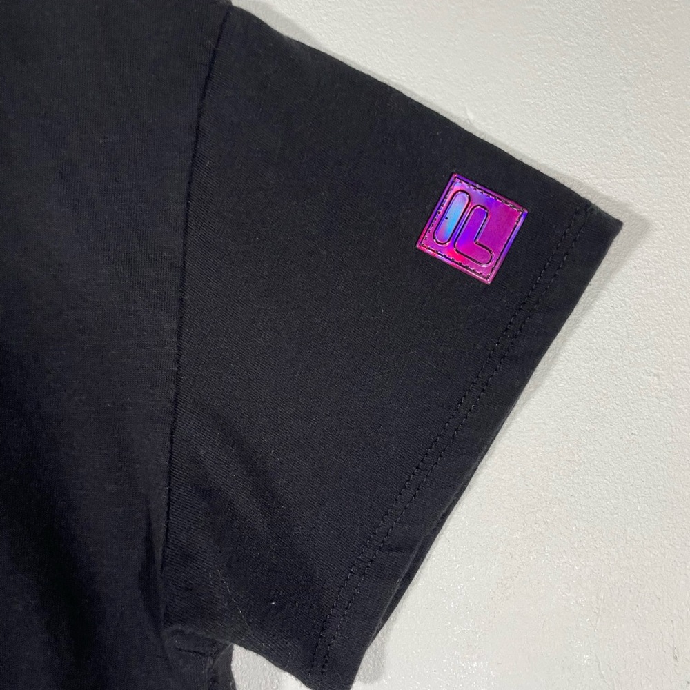Fila Black Short Sleeve Tee with Logo - Picture 4 of 9